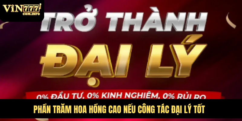 Đại Lý VIN777 Com Mang Đến Cơ Hội Hợp Tác Sinh Lời Hấp Dẫn 7 Phần trăm hoa hồng cao nếu công tác đại lý tốt