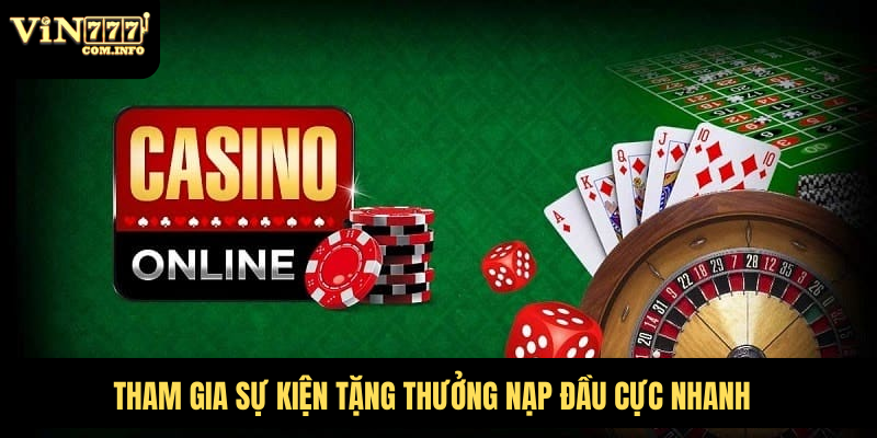 Khuyến Mãi Nạp Đầu: Cơ Hội Vàng Cho Người Chơi Cá Cược 7 Tham gia sự kiện tặng thưởng nạp đầu cực nhanh
