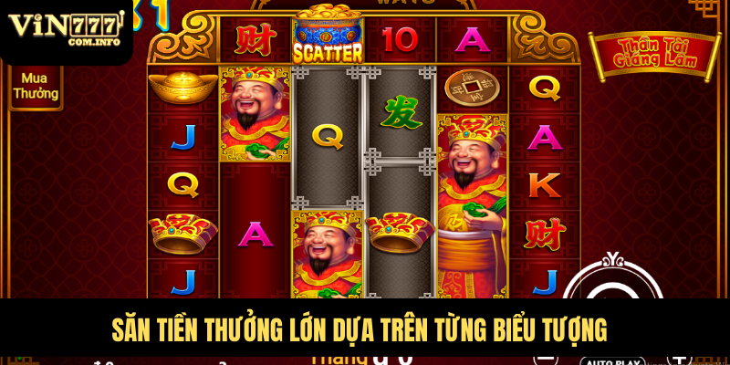 Trò Chơi Nổ Hũ Thần Tài Ấn Tượng Và Hấp Dẫn Tại VIN777 Com 6 Săn tiền thưởng lớn dựa trên từng biểu tượng